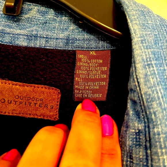 Outdoor Outfitters Denim Stadium Jacket - Picture 2 of 6